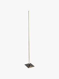 LED vloerlamp Tribeca met kleurwisselfunctie, Lampenkap: staal, aluminium, Lampvoet: staal, aluminium, Diffuser: kunststof, Zilverkleurig, B 20 x H 150 cm