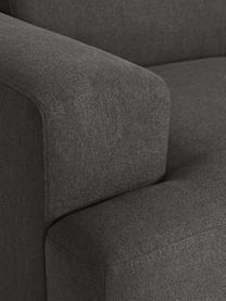 Ecksofa Melva (4-Sitzer), Bezug: 100 % Polyester Der strap, Gestell: Massives Kiefern- und Fic, Webstoff Anthrazit, B 319 x T 195 cm, Eckteil links