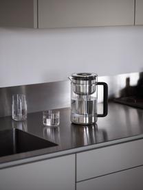 Jarra de filtrado de agua Purifier, 2,8 L, Botella: vidrio, Acero inoxidable, transparente, Set de diferentes tamaños