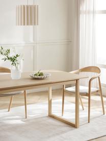 Table extensible Calla, tailles variées, Bois de chêne, laqué, larg. de 160 à 240 x prof. 90 cm