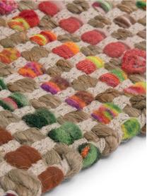 Alfombra de yute Cando, 60% fibras sintéticas, 40% yute, Yute, multicolor, An 150 x L 200 cm (Tamaño S)