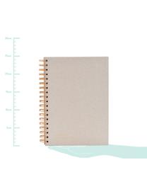 Carnet de notes Tab, Beige, couleur cuivrée