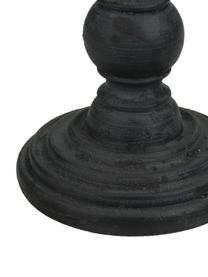 Candelabro Diana, Poliresina, Negro, Ø 9 x Al 24 cm