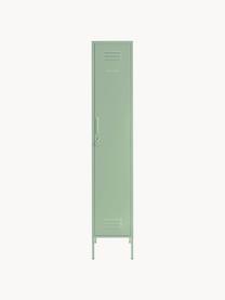 Petite armoire The Skinny, Acier, revêtement par poudre, Vert sauge, larg. 35 x haut. 183 cm