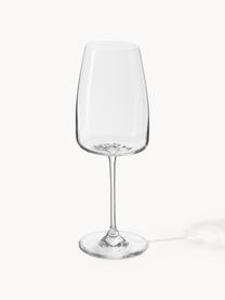 Calici da vino bianco in cristallo Lucien 4 pz, Cristallo, Trasparente, Ø 8 x Alt. 22 cm, 420 ml