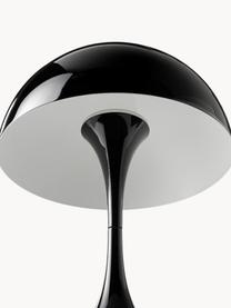 Mobile dimmbare LED-Tischlampe Panthella, H 24 cm, Lampenschirm: Stahl, beschichtet, Stahl Schwarz, Ø 16 x H 24 cm