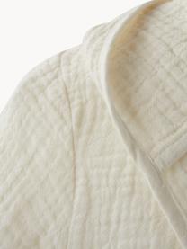 Albornoz de muselina Lilia Mini, diferentes tallas, 100% muselina de algodón orgánico con certificado GOTS, Off White, 86/92
