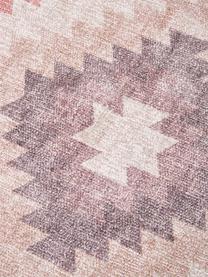 Alfombra kilim Ana Dimonds, estilo étnico, 80% poliéster, 20% algodón, Rosa palo, multicolor, An 190 x L 290 cm (Tamaño L)