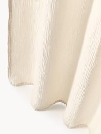 Rideaux de mousseline semi-transparents avec ourlet tunnel Malvina, 2 pièces, 100 % coton

Le matériau est certifié STANDARD 100 OEKO-TEX®, 6457CIT, CITEVE, Blanc crème, larg. 130 cm x long. 260 cm