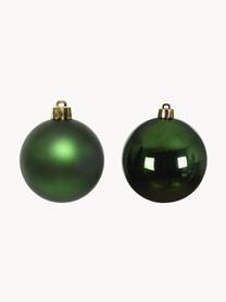 Kerstballen Evergreen mat/glanzend, verschillende formaten, Donkergroen, Ø 10 cm, 4 stuk