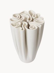 Vase en grès Dedali, haut. 25 cm, Grès cérame, Blanc cassé, Ø 17 x haut. 25 cm