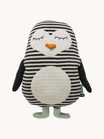 Peluche pinguino soffice Pingo, Cotone, Bianco latteo, nero, Larg. 31 x Alt. 41 cm