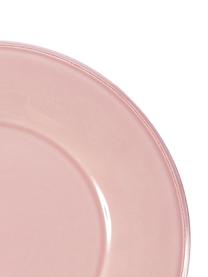 Mělký talíř ve venkovském stylu Constance, 2 ks, Kamenina, Růžová, Ø 29 cm