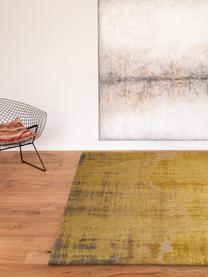 Teppich Rialto mit abstraktem Muster, 100 % Polyester, Ocker, Senfgelb, B 80 x L 150 cm (Größe XS)