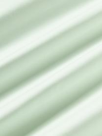 Funda nórdica de percal con ribete Daria, Verde salvia, verde, An 155 x L 220 cm