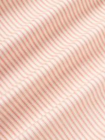 Flanell-Bettdeckenbezug Javon mit feinen Streifen, Webart: Flanell, Peach, B 200 x L 200 cm