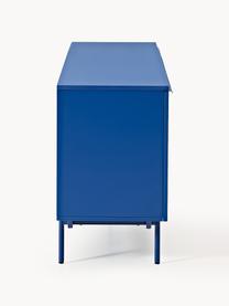 Credenza in legno Elona, Blu elettrico, Larg. 200 x Alt. 75 cm