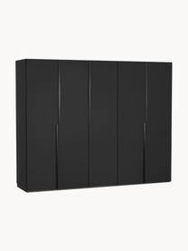 Armoire modulaire à portes battantes Leon, larg. 250 cm, plusieurs variantes, Noir, Basic Interior, larg. 250 x haut. 200 cm