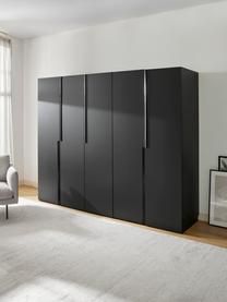 Armoire modulaire à portes battantes Leon, larg. 250 cm, plusieurs variantes, Noir, Basic Interior, larg. 250 x haut. 200 cm