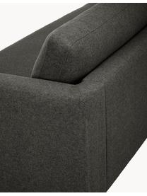 Sofa Luna (3-Sitzer), Bezug: 100 % Polyester, Oeko-Tex, Gestell: Massives Buchenholz, Schi, Füße: Metall, galvanisiert Das , Webstoff Anthrazit, B 230 x T 95 cm