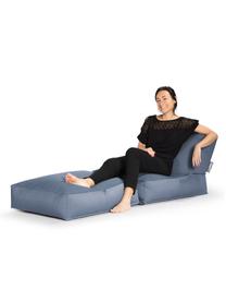 Garten-Loungesessel Sitzsack Twist mit Liegefunktion, Bezug: Polyacryl Dralon (garngef, Blau, B 70 x T 80 cm