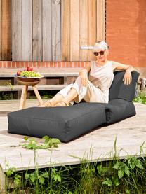 Garten-Loungesessel Pop Up mit Liegefunktion, Bezug: 100% Polyester Innenseite, Anthrazit, B 70 x T 90 cm