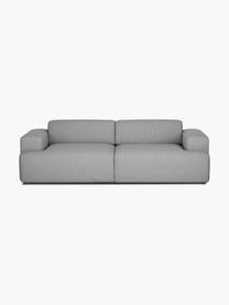 Sofa Melva (3-Sitzer), Bezug: 100% Polyester Der hochwe, Gestell: Massives Kiefernholz, Spa, Füße: Kunststoff Dieses Produkt, Webstoff Grau, B 238 x T 101 cm