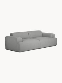 Sofa Melva (3-Sitzer), Bezug: 100% Polyester Der hochwe, Gestell: Massives Kiefernholz, Spa, Webstoff Grau, B 238 x T 101 cm