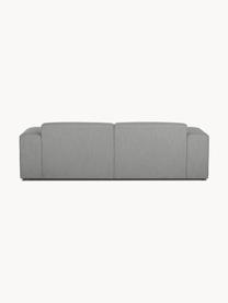 Sofa Melva (3-osobowa), Tapicerka: 100% poliester Dzięki tka, Stelaż: lite drewno sosnowe, cert, Nogi: tworzywo sztuczne, Szara tkanina, S 238 x G 101 cm