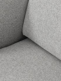 Poltrona Fluente, Rivestimento: 80% poliestere, 20% ramiè, Struttura: legno di pino massiccio, , Gambe: metallo verniciato a polv, Tessuto grigio chiaro, Larg. 74 x Prof. 85 cm