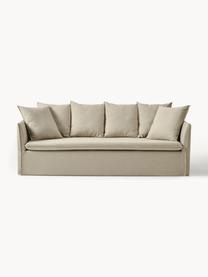 Sofa Mila (3-Sitzer), Bezug: 100% Polyester Der hochwe, Gestell: Kieferholz, Faserplatte, , Webstoff Dunkelgrau, B 220 x T 93 cm