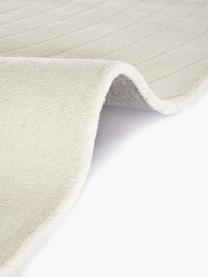 Handgetufteter Wollteppich Mason, Flor: 100 % Wolle, Cremeweiss, B 160 x L 230 cm (Grösse M)