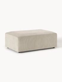 XL-Hocker Melva aus Cord, B 116 x T 72 cm, Bezug: Cord (92 % Polyester, 8 %, Gestell: Massives Kiefern- und Fic, Cord Hellbeige, B 116 x T 72 cm