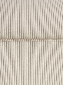 XL-Hocker Melva aus Cord, B 116 x T 72 cm, Bezug: Cord (92 % Polyester, 8 %, Gestell: Massives Kiefern- und Fic, Füße: Kunststoff Dieses Produkt, Cord Hellbeige, B 116 x T 72 cm