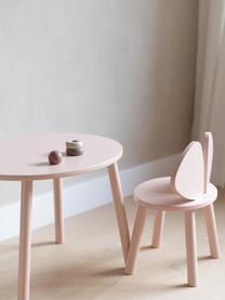 Table avec chaise pour enfant Mouse, 2 pièces, Rose pâle, Lot de différentes tailles