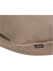 Housse de coussin lin marron Sven, Brun