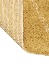 Tapis d'entrée pur coton beige tufté à la main Asisa, Jaune, larg. 80 x long. 250 cm