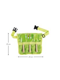 Tuingereedschapset met riem voor kinderen Little Gardener, 4-delig, Groen, B 29 cm x H 25 cm