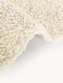 Tapis à poils longs en laine Kasper, 80 % laine (certifiée RWS), 20 % coton

Les tapis en laine peuvent perdre des fibres lors des premières semaines et des peluches peuvent se former, ce phénomène est naturel et diminue à mesure de votre usage et du temps, Blanc crème, larg. 80 x long. 150 cm (taille XS)