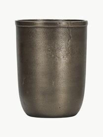 Rafraîchisseur de bouteille Champtub, Aluminium, enduit, Taupe avec finition métallique, Ø 17 x haut. 23 cm