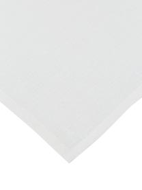 Tovaglia in lino bianco Heddie, 100% lino, Bianco, Per 4-6 persone (Larg.145 x Lung. 200 cm)