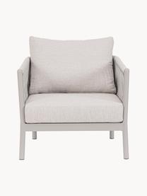 Fauteuil de jardin Florencia, Tissu beige clair, gris clair, larg. 80 x prof. 85 cm