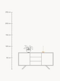 Malá přenosná stolní LED lampa Pina, stmívatelná, Zlatá, Ø 11 cm, V 29 cm