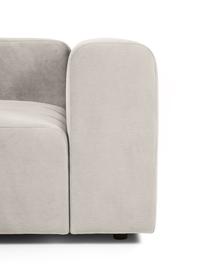Modulares Sofa Lena (4-Sitzer) mit Hocker, Bezug: Webstoff (88% Polyester, , Gestell: Kiefernholz, Schichtholz,, Webstoff Off White, B 284 x T 181 cm