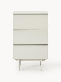 Petite commode en bois Elona, Beige clair, larg. 60 x haut. 100 cm