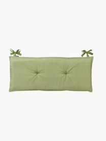 Poduszka na ławkę Panama, Tapicerka: 50% bawełna, 45% polieste, Zielony, S 48 x D 120 cm