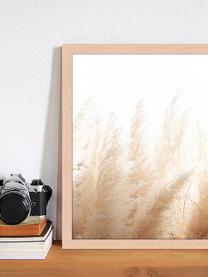 Ingelijste digitale print Pampa Grass, Afbeelding: digitale print op papier,, Lijst: gelakt hout, Pampa Grass, B 33 x H 43 cm