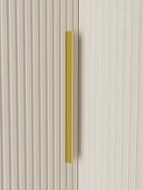 Modulaire hoekkast Simone, 215 cm breed, diverse varianten, Frame: met melamine beklede spaa, Hout, beige, Basic Interior, B 215 x H 200 cm, met hoekmodule