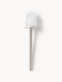 Brosse pour WC en marbre Simba, Beige marbré, argenté, Ø 10 x haut. 38 cm