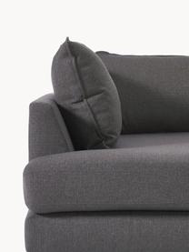 XL-Ecksofa Tribeca, Bezug: 100 % Polyester Der hochw, Gestell: Massives Kiefernholz, FSC, Füße: Massives Buchenholz, lack, Webstoff Anthrazit, B 405 x T 228 cm, Eckteil links